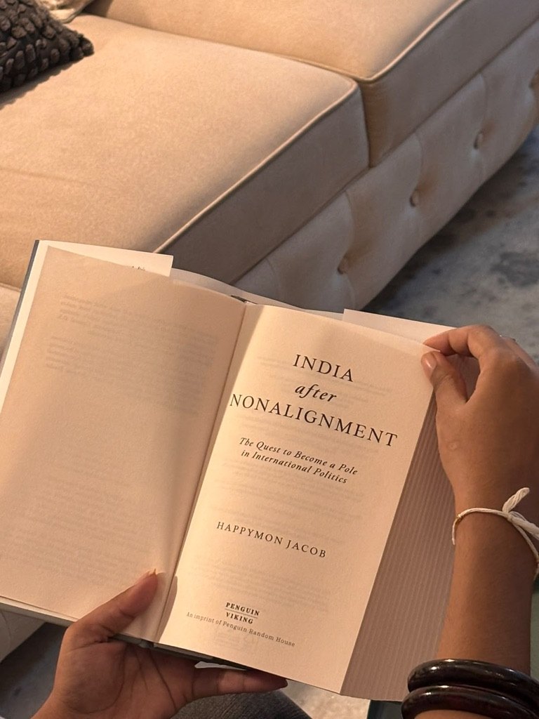 The title page of India after Nonalignment, Penguin Viking